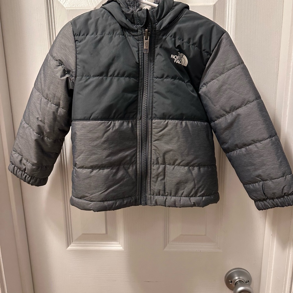 The North Face Kids Gray Puffer Jacket